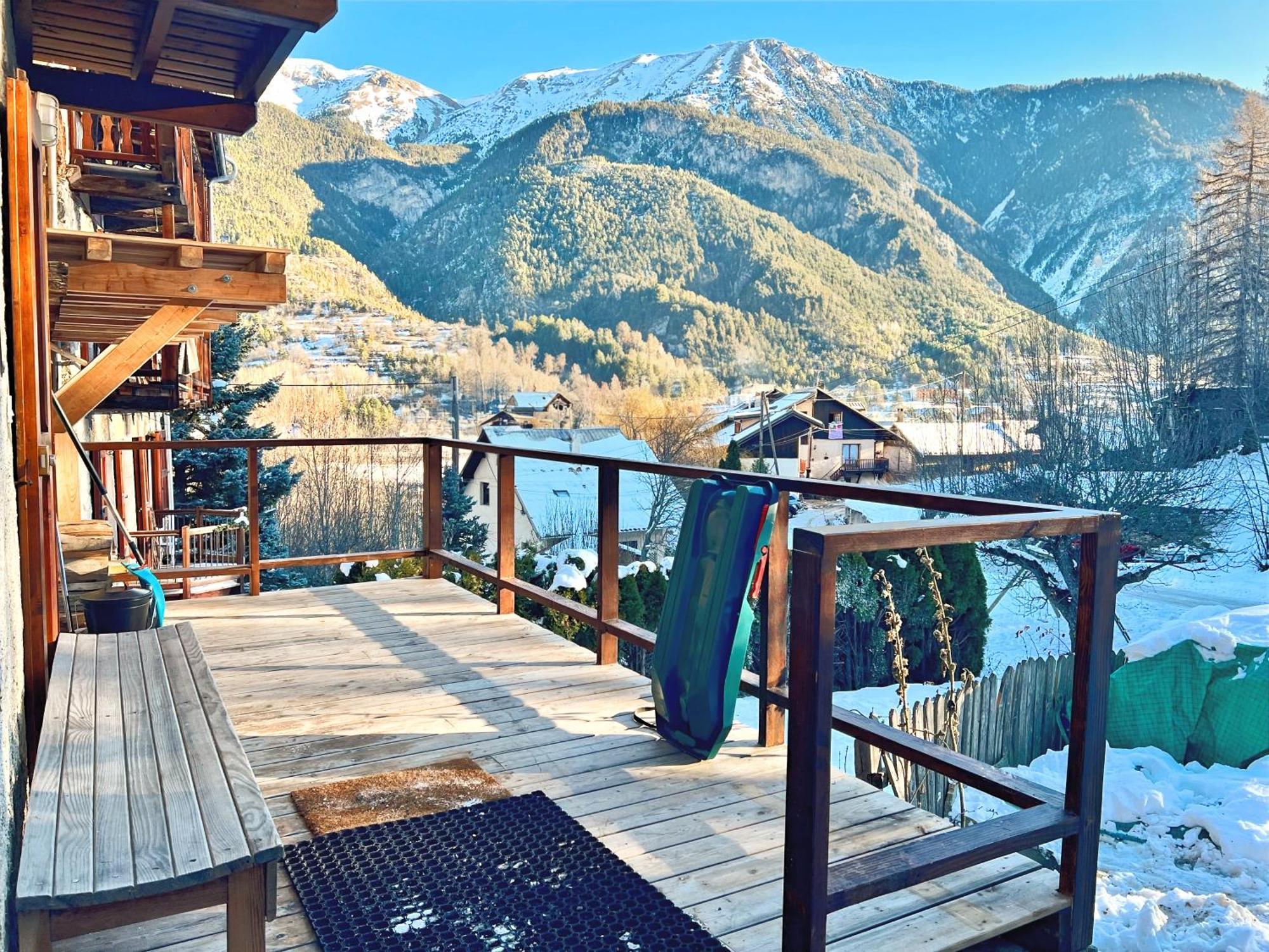 Charmante Maison De Montagne Briançon Zewnętrze zdjęcie
